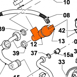 Třícestný vent. komplet VUW 240/3-282/5 (PRO,PLUS)