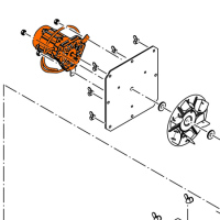 Motor ventilítoru Dakon NP Pyro / Buderus S121